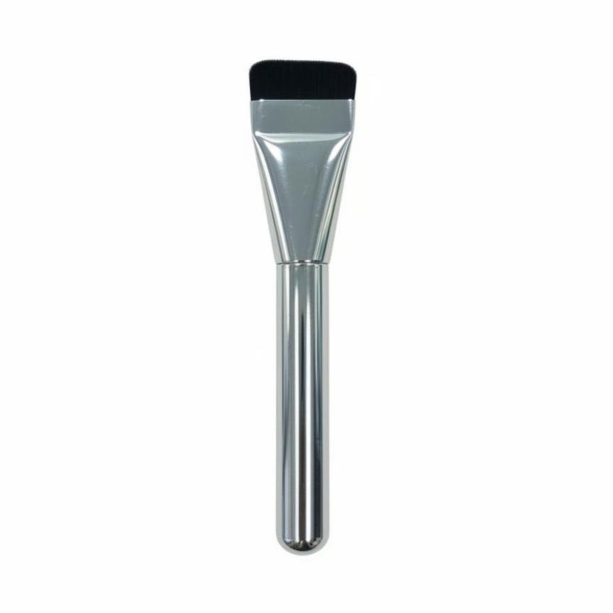 Ultra-sleek Strip Foundation Brush, Flat Top, non-absorbing synthetic fiber, even base makeup tool for beginners