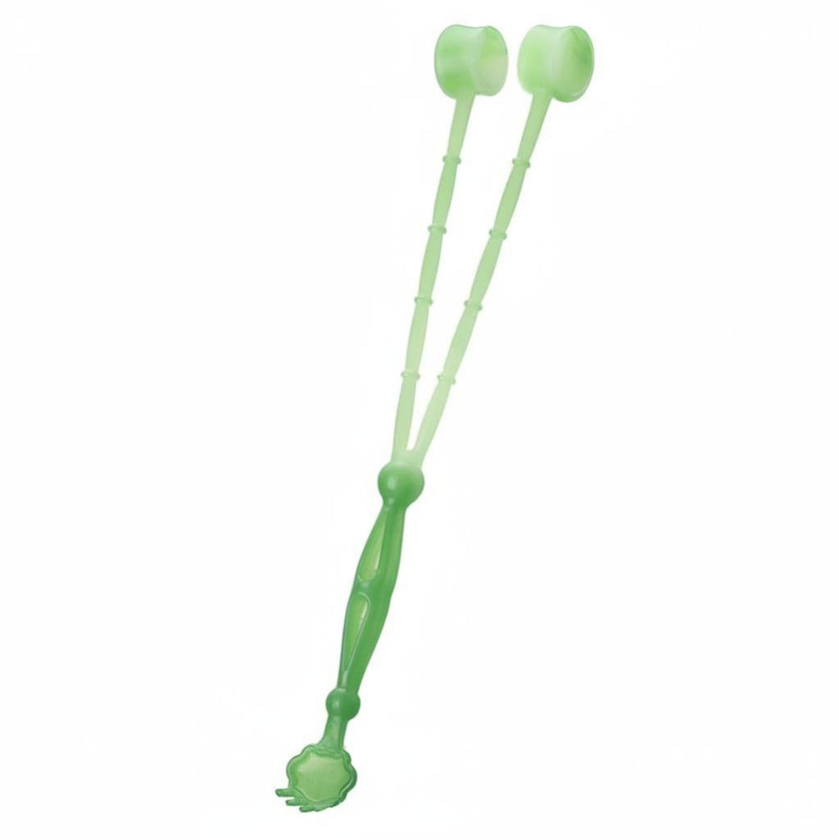 Handheld Spine Acupressure Tapping Massager, Double-Headed, Lightweight Plastic, Shoulder & Leg Relaxation Tool