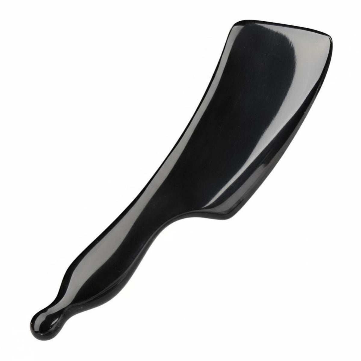 Buffalo Horn Gua Sha Board, Ergonomic Handle, Spine, Abdomen, Legs, Shoulders