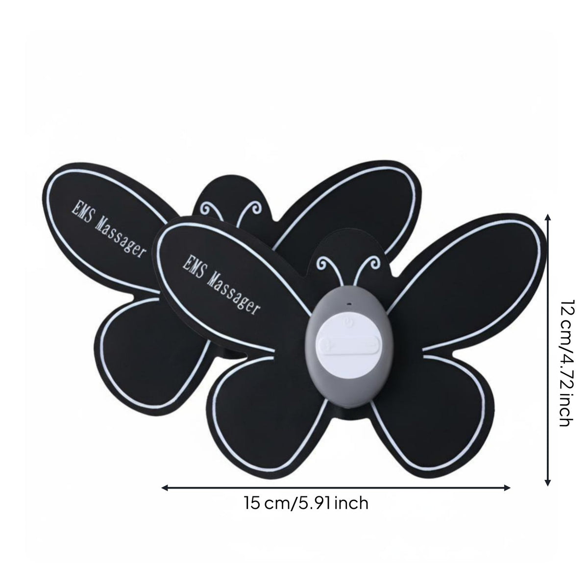 Mini EMS neck massager relieves neck pain.