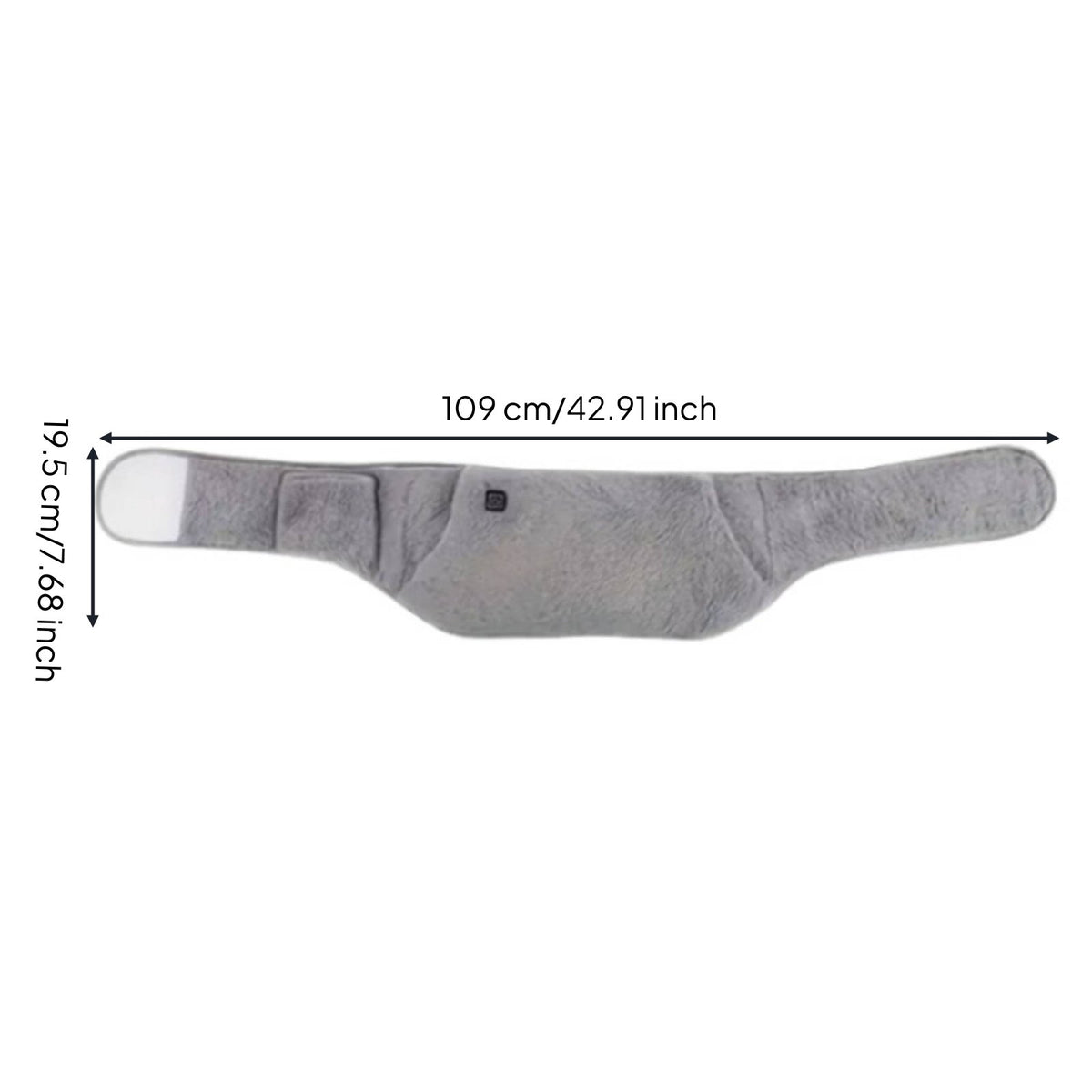 Electric Heated Waist Belt, Hand Insert, Charging Port, Plush, Home Use