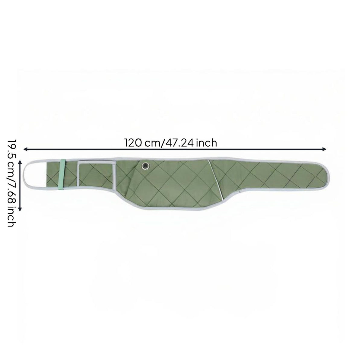 USB Heated Waist Belt, 5V Constant Temp, Smart Temp Control, Home Use