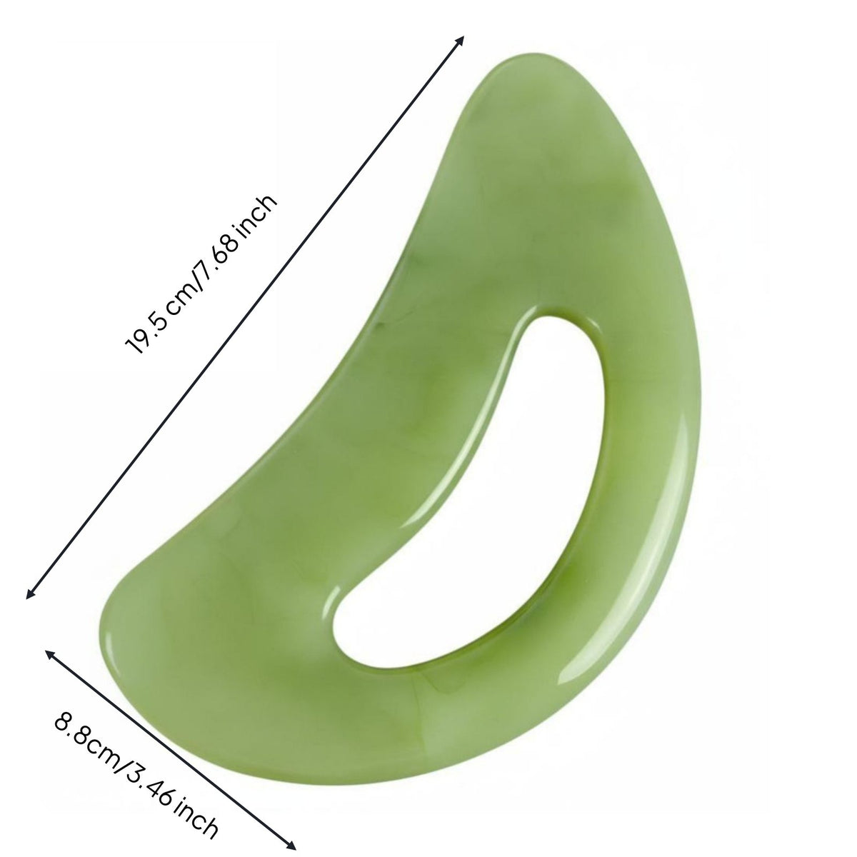 Full Body Gua Sha Board, Resin Massage, Neck, Spine, Abdomen