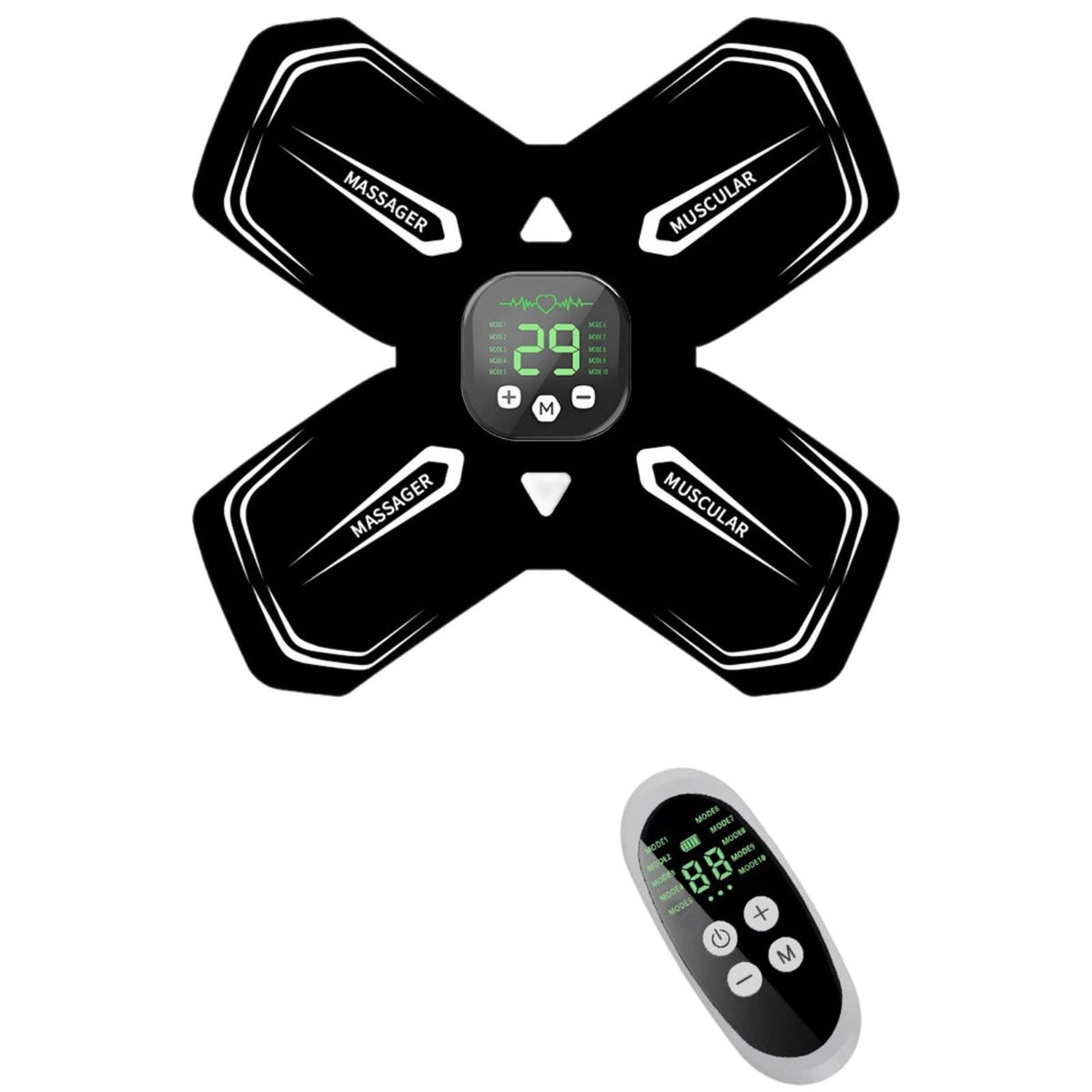 EMS Smart Low-Frequency Massage Pad, Multifunctional, Adjustable Modes, Home Fitness, Neck and Body