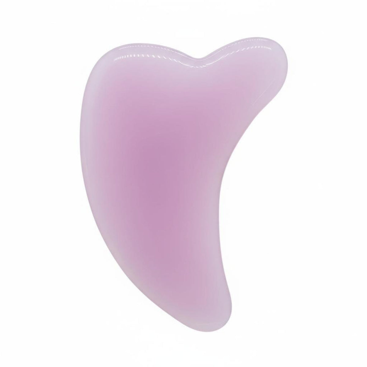 Pink Crystal Gua Sha Board, Face Lifting Scraping Tool, Eye Massage Beauty Accessory for Neck, Legs