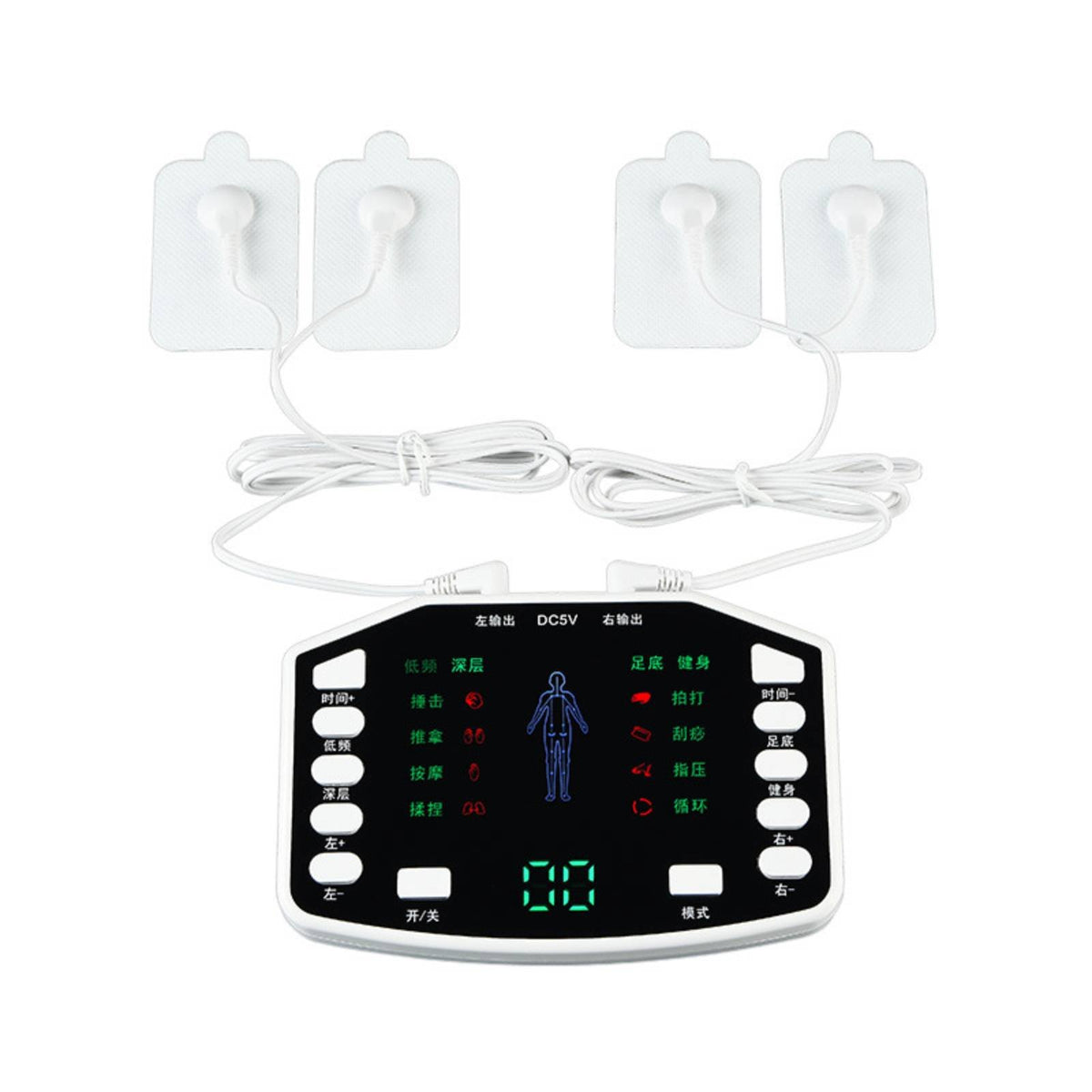 Rechargeable Vibration Therapy Device for Home Use, Moderate-Low Frequency, Neck, Waist, Spine, Acupressure Line