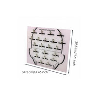 Acrylic Hair Extension Board Easy to Organize Hairpiece Display Holder Tangle