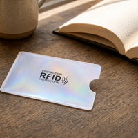 Card Sleeve with Thumb Notch Slim Blocking Sleeve Safeguarding for Commuters