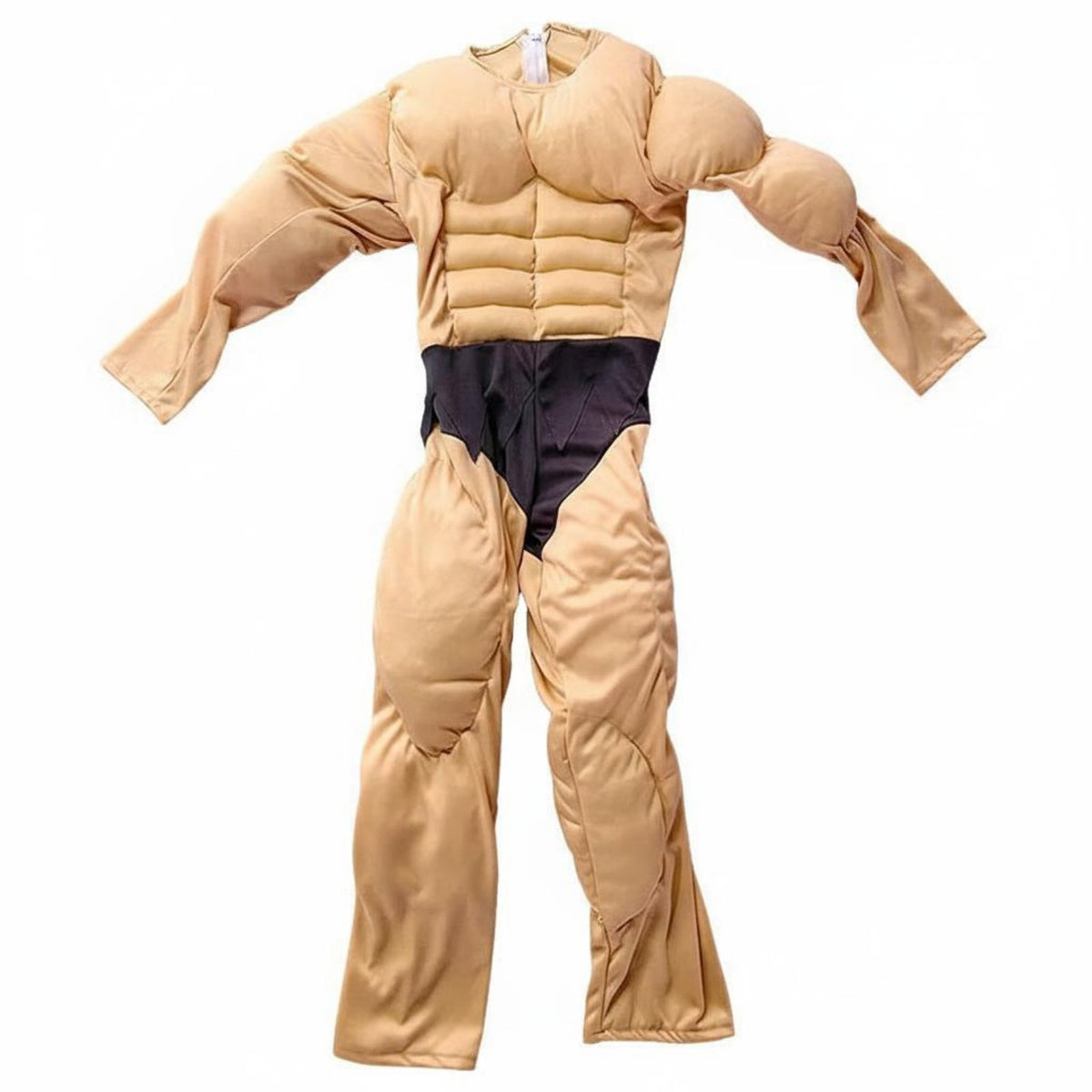 Muscular Appearance Padded Muscle Shirt Bulk Up Effect Fake Abs Costume Top Fiberfill Padding for Children, Adults, Cosplay, Party