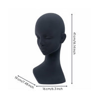Hairpiece Head Mannequin Anti Hat Display Head Versatile Hairpiece Display Bust for Cosplayers, Styling Practice