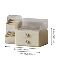 Desktop Cosmetic Organizer with Drawers Large Capacity for Beauty Enthusiasts