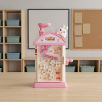 Hand-Crank Bead Machine Beginner Friendly Craft Toy Portable for Children