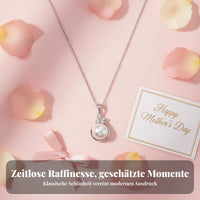 Simulated Pearl Necklace Light Luxury Butterfly Pearl Drop Elegant Design