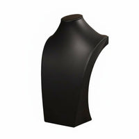 Black Leatherette Necklace Display Elegant Design Necklace Display Bust