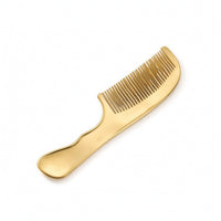 Brass Comb Ergonomic Massage Comb Heavy-Duty for Hair Grooming
