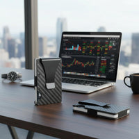 Blocking Wallet Long-Lasting Carbon Fiber Wallet Easy Reach for Men