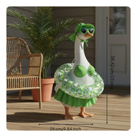 Porch Goose Swim Donut Costume Polka Dot Pattern Porch Goose Bikini Set