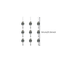 Reflective Fishbone Wind Chime Decorative Bird Deterrent Easy to Hang