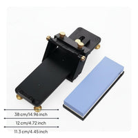 Linear Rail Knife Honing Tool Fine Grinding Fixed Angle Honing Tool Portable Whetstone Holder for Woodworkers, Carpenters