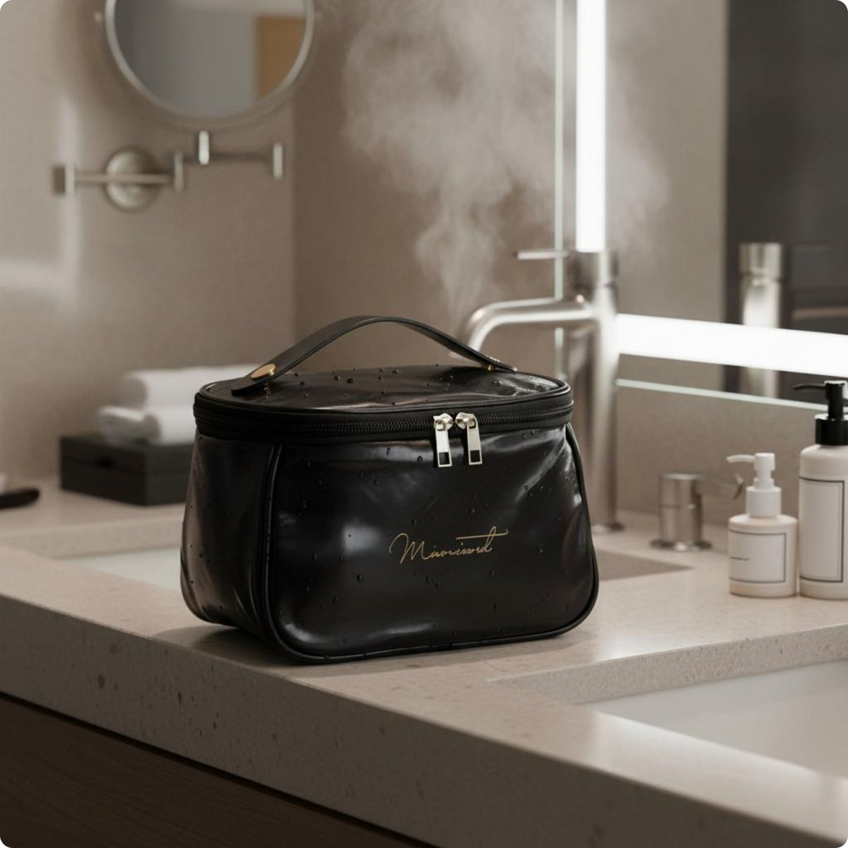Travel Makeup Bag Large Capacity Travel Makeup Case Handheld for Outings
