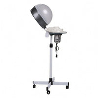 Hooded Hair Steamer Height Adjustable Standing Hair Steamer Beauty Equipment Vertical EU Plug