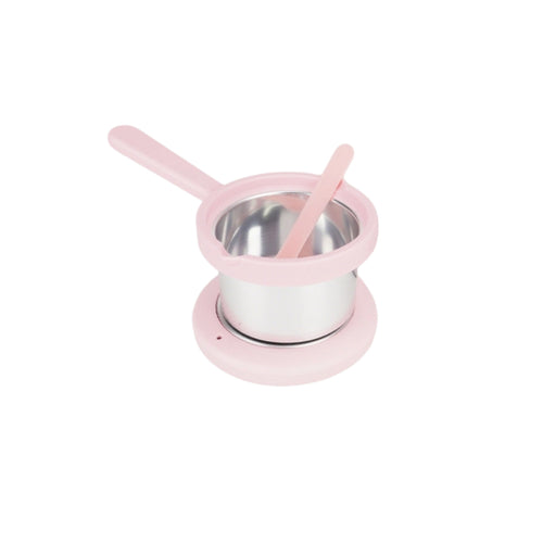 Compact Depilatory Heater with Pouring Spout Portable Depilatory Melting Pot with Spout Easy to Clean Appliance Beginner-Friendly for Beauty Salons