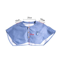 Bird Shoulder Perch Shawl Contrasting Trim Wearable Bird Perch Cover
