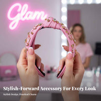 Crystal Hairband Shimmering Crystal Headband Stylish Hair Hoop Sparkling Embellished Headband Statement Piece for Everyday Wear