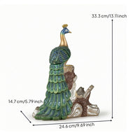 Peacock Wine Rack Decorative Peacock Wine Holder Artistic for Home Bar