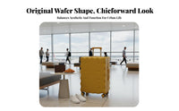 crackerTextured Luggage robust hard-sided Trolley Case Telescopic Handle