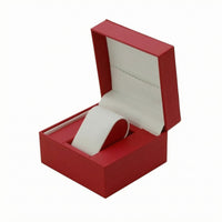Hinged-Lid Watch Box Hinged Lid Timepiece Holder Gift Packaging