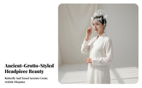 Chinese Design Tassel Crown Intricate Design Traditional Chinese Attire Hair Accessory Ethereal Design Hair Crown Elegant Alloy