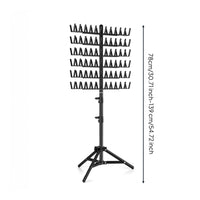 Hair Extension Tripod Stand Easy to Assemble Salon Equipment Detachable Tray