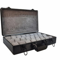Watch Display Case 24-Slot Watch Case Windowed Lid