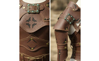 Shoulder Battle Gear with Arm Guards Steampunk Arm Guards Costume Bracer for Stage Performance