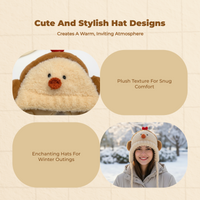 Winter Knit Cap Soft Plush Ear Cover Fall & Winter Youth