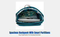 Lightweight Nylon Hiking Backpack, Outdoor Daypack, Unisex Sports Rucksack for Commuting, Students, Multi-Compartment