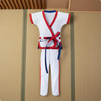 Mongolian Wrestling Outfit Thick Traditional Wrestling Gear Breathable Sportswear for Kids, Competition