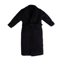 1/12 Scale Outer Coat Button Closure Miniature Overcoat Mid-Calf Length