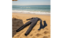 3mm One-Piece Wetsuit with Front Zipper Close-Fitting Wetsuit with Front Zipper Warm Diving Suit Comfortable for Snorkelers, Surfing, Swimming