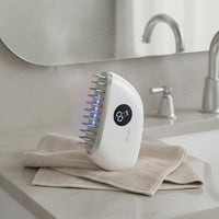Electric Massage Comb Rechargeable Vibrating Scalp Comb Full Body Use for Office