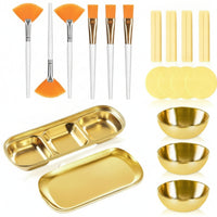 23 Pieces Facial Mask Care Kit Stainless Steel Facial Mask Mixing Bowl Set