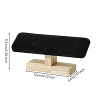 Jewelry Stand with Wood Base Velvet Watch Display Stand Sleek for Retail Counter