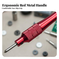 5 Point Pointed Screwdriver Non-Slip Handle 5 Prong Screwdriver for Professionals