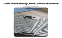 Multiple Workout Modes Whole Body Vibration Machine Wireless Controller Control Vibration Plate Exercise Machine Quiet Engine Vibrating Fitness Stand Anti-Slip Design for Beginners, Adults, Seniors, Living Room