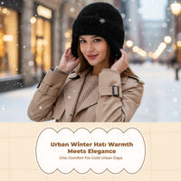 Cuffed Knit Hat Warm, Soft, Gift for Women