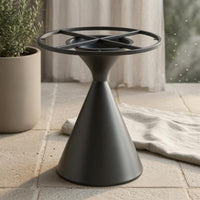 Carbon Steel Pedestal Table Base Crossed Support Supports Dining Table Base Silver-Toned Finish Furniture Hardware 73 Cm Tall