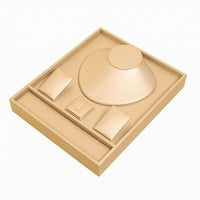 Layered Jewelry Display Flat Base Necklace Tray Safeguarding Surface