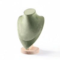 Necklace Display Bust Solid Wood Construction Jewelry Bust Display Long-Lasting