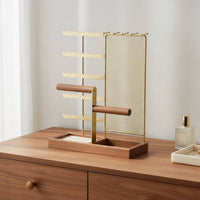 Necklace and Earring Stand Space-Saving Jewelry Display Rack Decorative